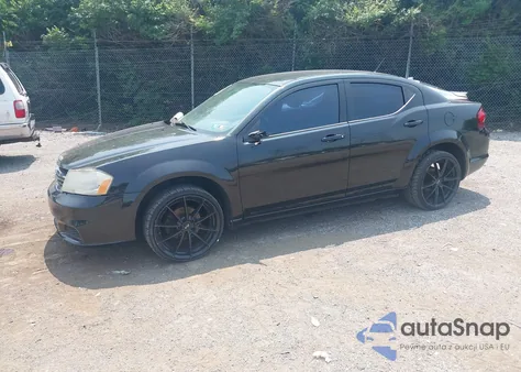 2013 Dodge Avenger Se из США, поврежденный, VIN 1C3CDZAB2DN755735